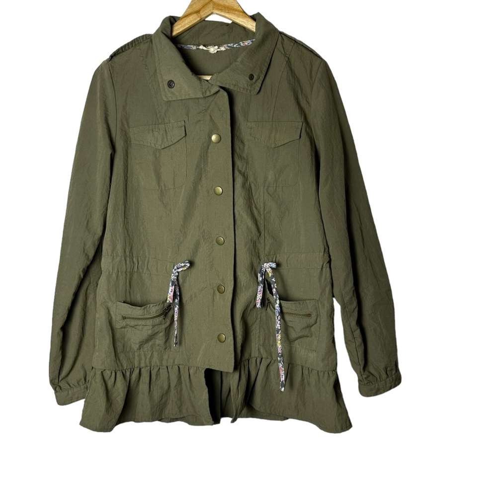 Hem & Thread Green Utility Jacket, M